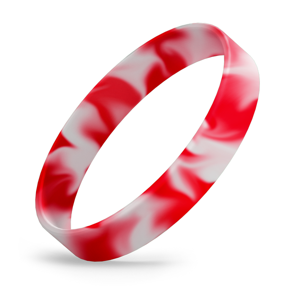 Red White Swirl