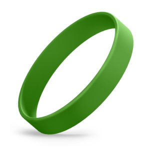 Green Army Silicone Wristbands