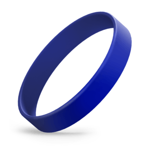 Blue Navy Silicone Wristband