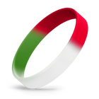 Red / White / Green Segmented