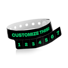Custom 7-Tab Tear-Off Vinyl Wristbands