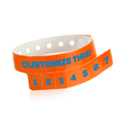 Custom 7-Tab Tear-Off Vinyl Wristbands