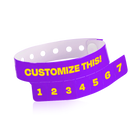 Custom 7-Tab Tear-Off Vinyl Wristbands