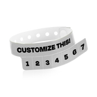 Custom 7-Tab Tear-Off Vinyl Wristbands