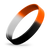 White / Black / Orange Segmented
