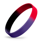 Red / Purple / Black Segmented