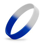 White / Reflex Blue Segmented