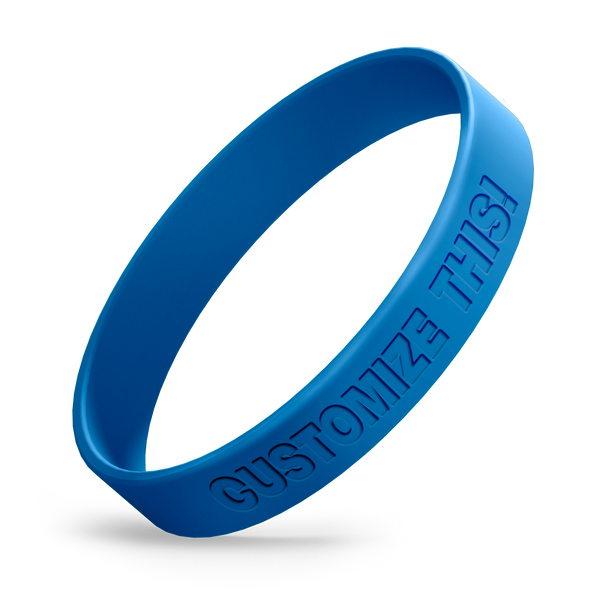 Custom Silicone Wristbands - Debossed