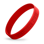 Custom Adult Silicone Wristbands - Rush Debossed