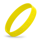 Custom Silicone Wristbands - Embossed