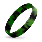 Black / Green Swirl