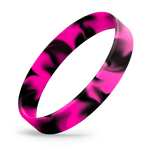 Black / Hot Pink Swirl