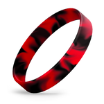 Black / Red Swirl