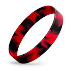 Black / Red Swirl