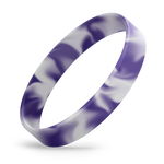 White / Purple Swirl