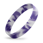 Purple / White Swirl