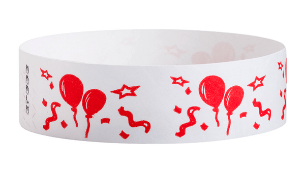 Clearance Tyvek® Wristbands - Balloons