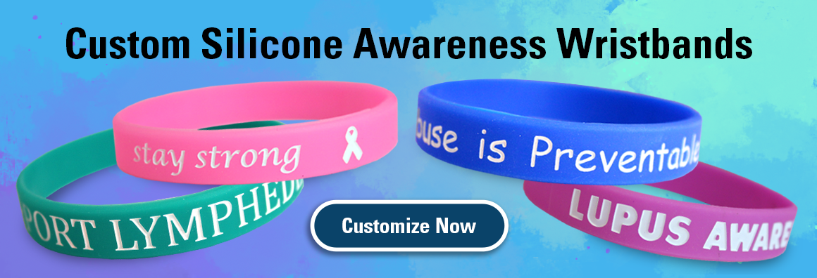 Silicone Awareness Wristbands: Colors and Meanings