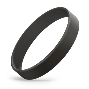 Black Army Silicone Wristbands