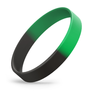 Black-and-Green-Segmented-2.png Army Silicone Bracelets