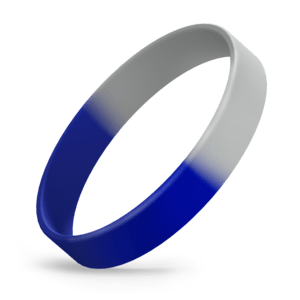 Blue-and-Grey-Segmented.png Coast Guard Silicone Bracelets