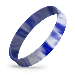Blue-and-White-Swirl.png Coast Guard Silicone Bracelets