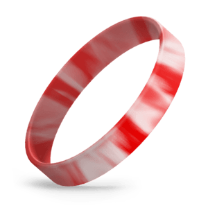 Red-and-White-Swirl.png Custom Coast Guard Silicone Bracelets