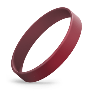 Silicone-Maroon.png Scarlet Marine Corp Silicone Bracelet