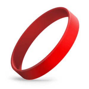 Red Coast Guard Silicone Wristband