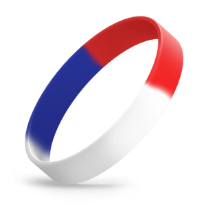 Red, White, and Blue Military Wristbands