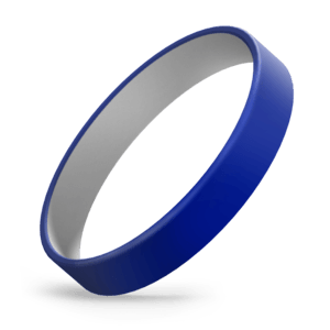 colorcoat_blue_white.png Custom Coast Guard Silicone Bracelets