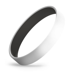colorcoat_white_black.png Customizable Army Silicone Wristbands