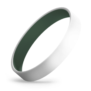 colorcoat_white_green.png Customizable Army Silicone Bracelets