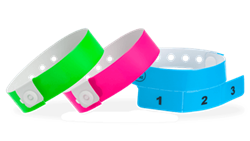 Solid Color Vinyl Wristbands