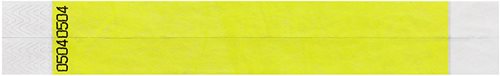 Duplicate Numbered Tyvek Wristband