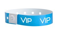 Blue VIP Plastic concert Wristband