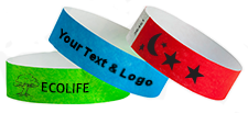 3/4" Tyvek® Wristbands Solids