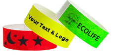 1" Tyvek® Wristbands Solids
