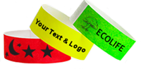 1" Tyvek® Wristbands Solids