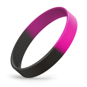 Black / Hot Pink Segmented