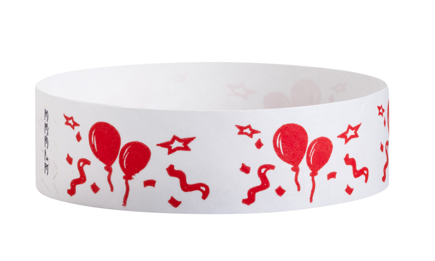 Party Balloon Design Tyvek Wristbands