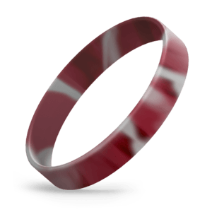 Maroon / Grey Swirl