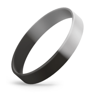 Black / Silver Segmented