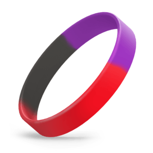 Red / Black / Purple Segmented