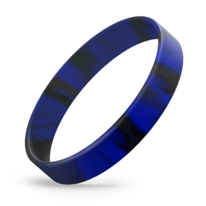 Black / Reflex Blue Swirl