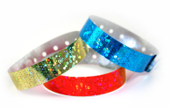 Plastic Holographic Wristbands
