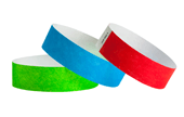 3/4" Tyvek® Wristbands Solids