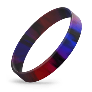 Red / Reflex Blue / Black Swirl