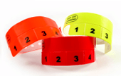 Vinyl Cash Tag 5 Tab Wristbands